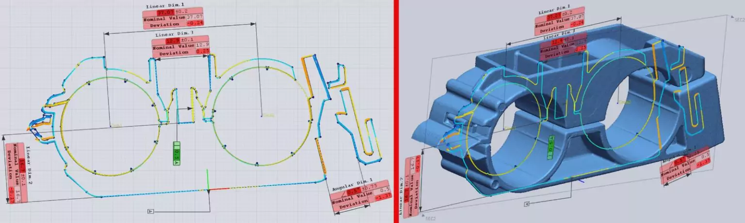 cad data ölçümleri