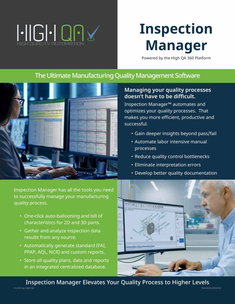 Inspection Manager Data Sheet